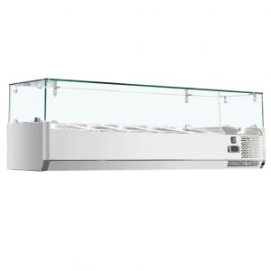 Glass Top Salad Displays