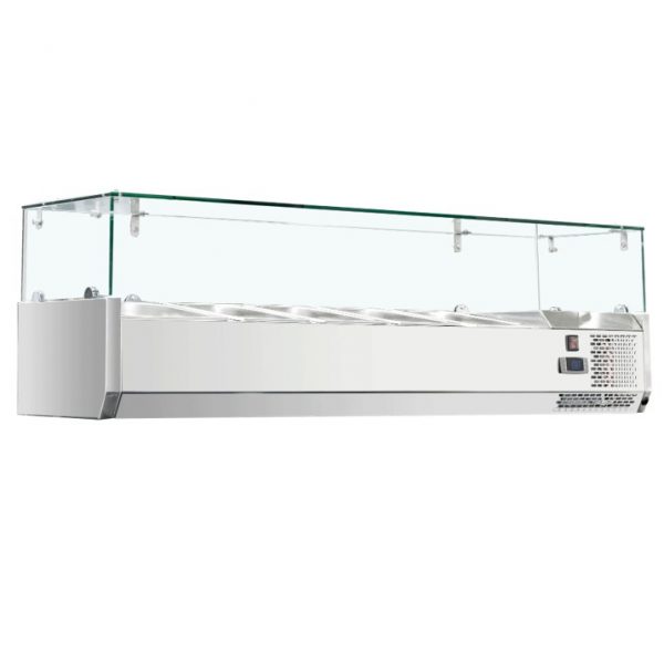 Glass Top Salad Displays
