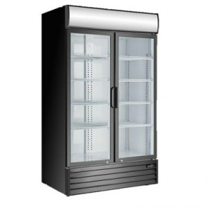 Double Glass Door Fridge